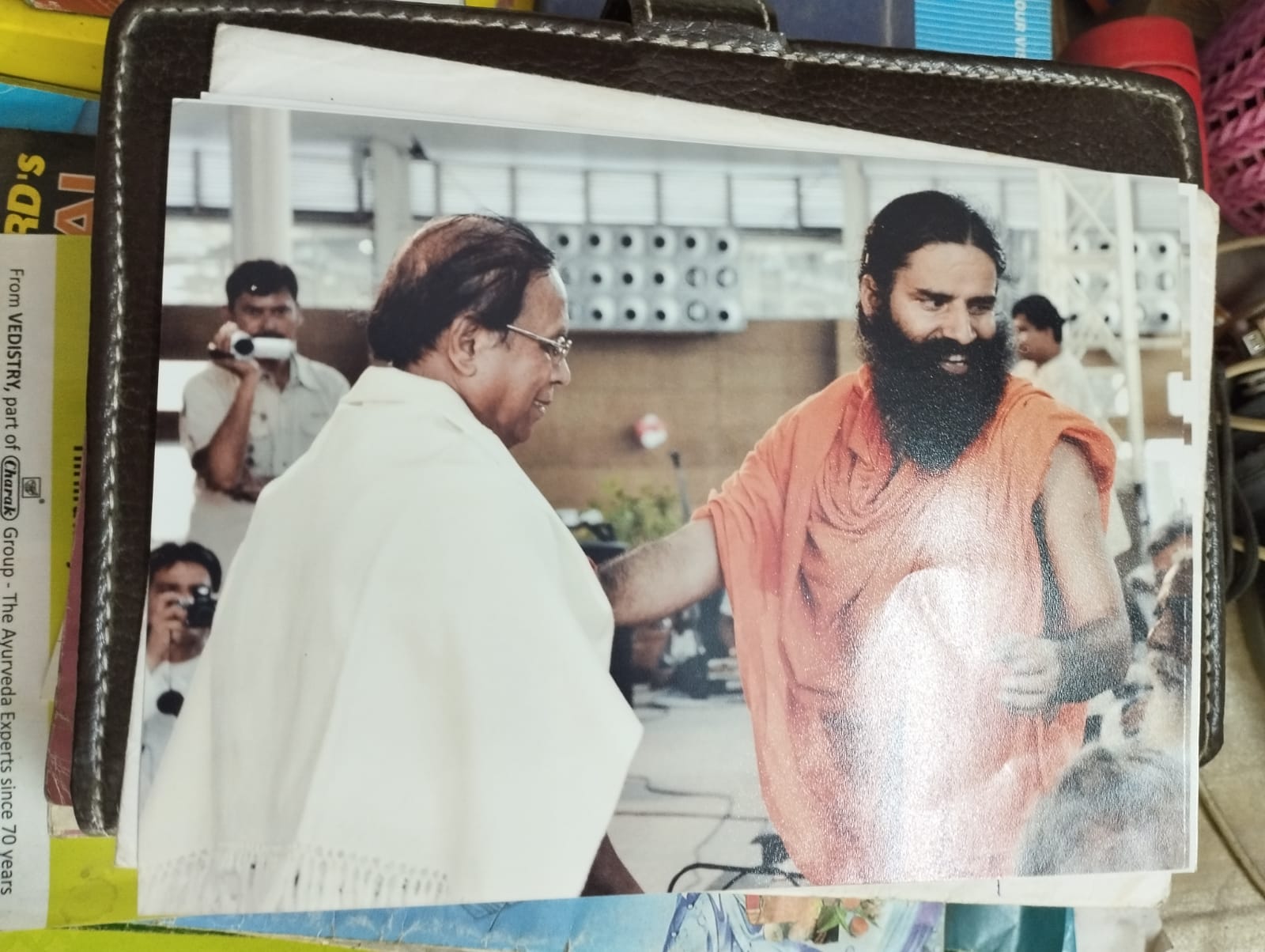 Dr H.L. Sharmawith Baba Ramdev