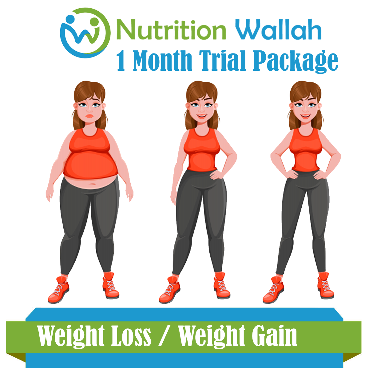 1 Month Trial Package Weight Loss or Weight Gain
